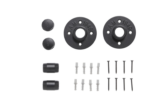 Rørkroge sort 2-pk.